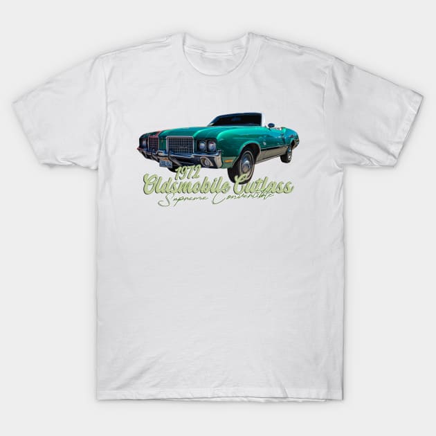 1972 Oldsmobile Cutlass Supreme Convertible T-Shirt by Gestalt Imagery